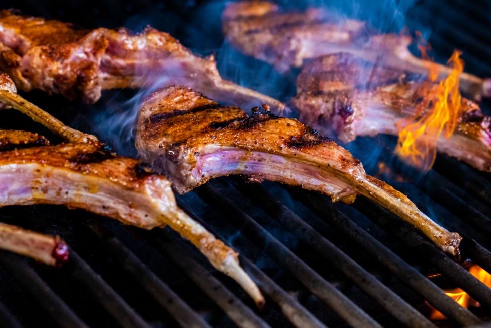 Grilled lamb chops